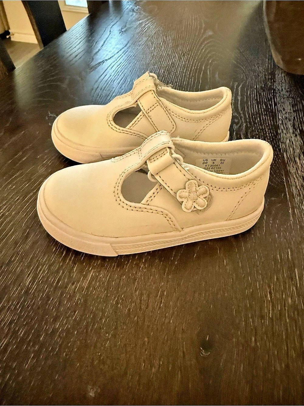 Keds Daphne T-Strap Kids Mary Jane Sneakers White